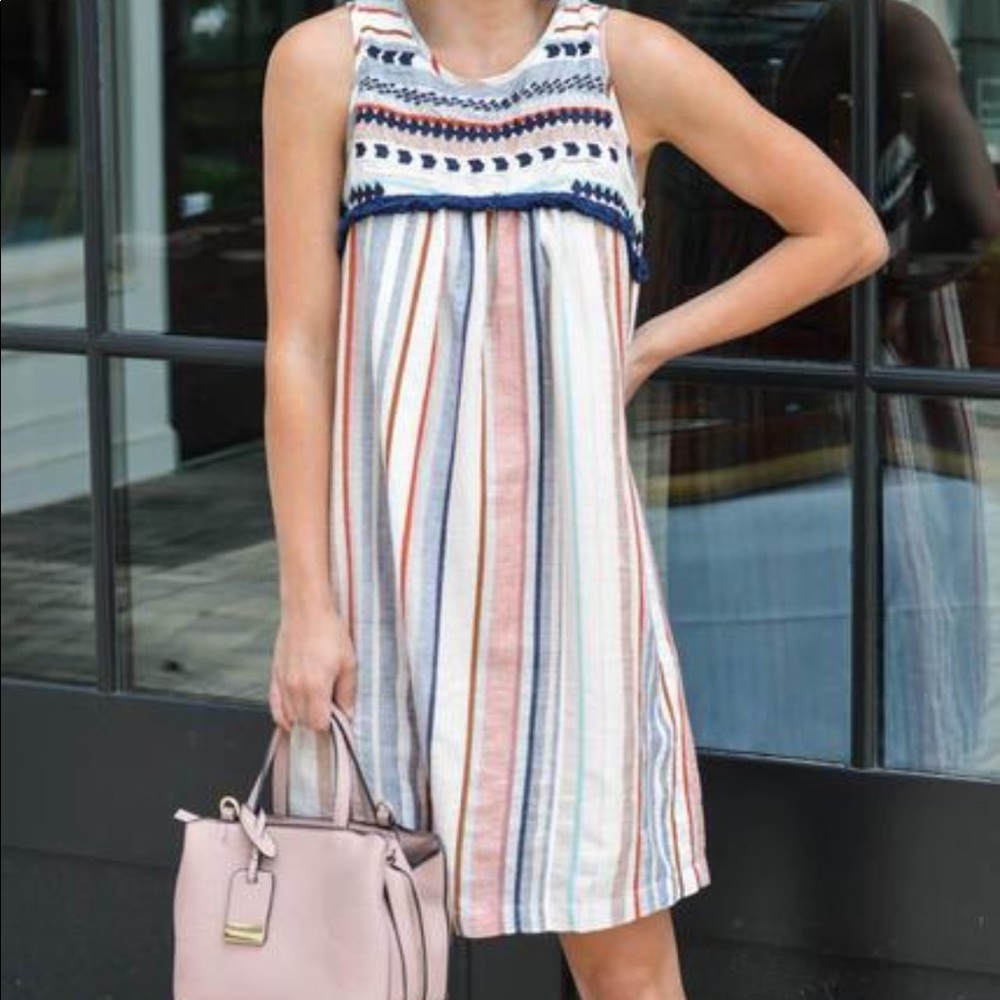 THML heritage shift dress